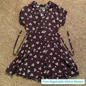 👗HP👗 Kimchi Blue Lucy Floral Printed Shirt Dress